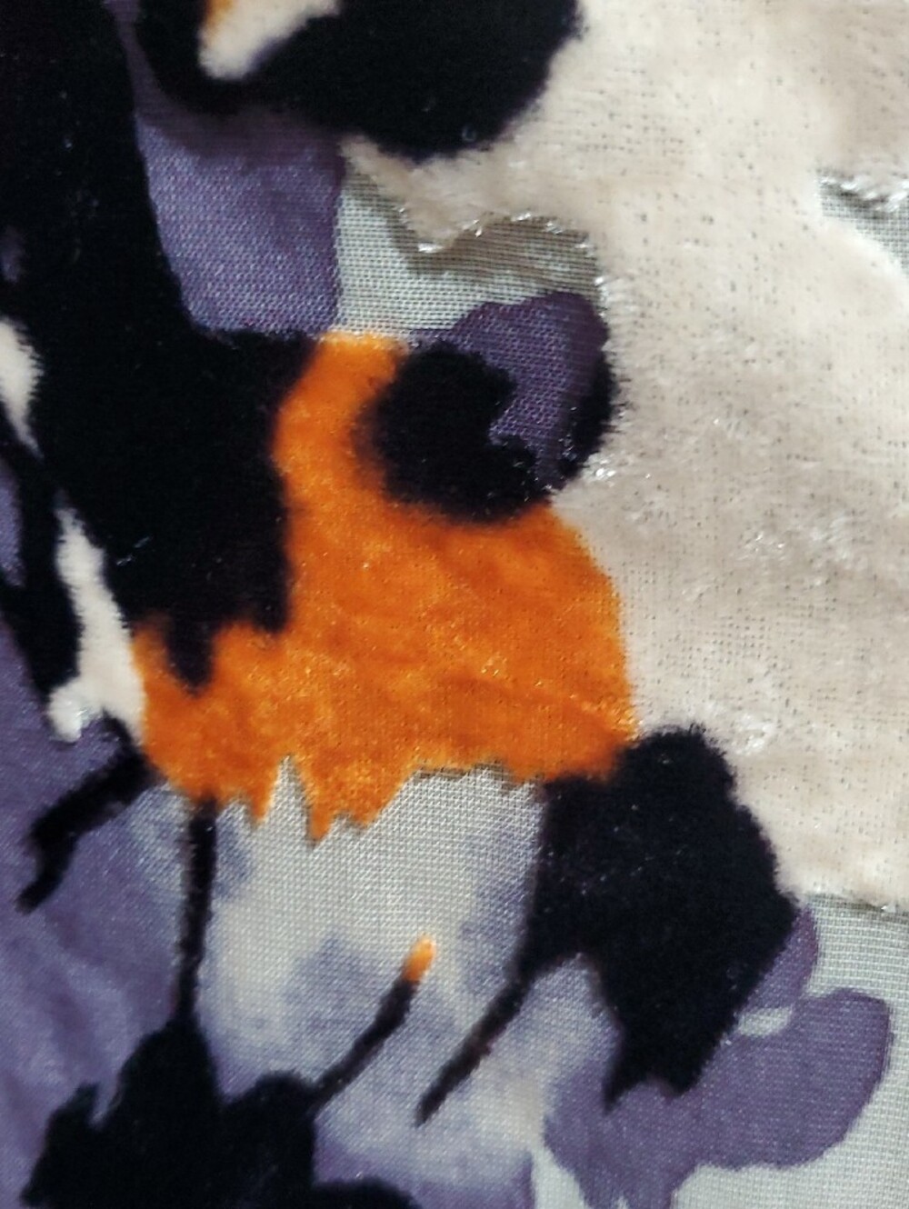 CAbi Abstract Slip Dress in White, Purple & Orange Eclectic Maximalism, Artsy - Picture 9 of 9